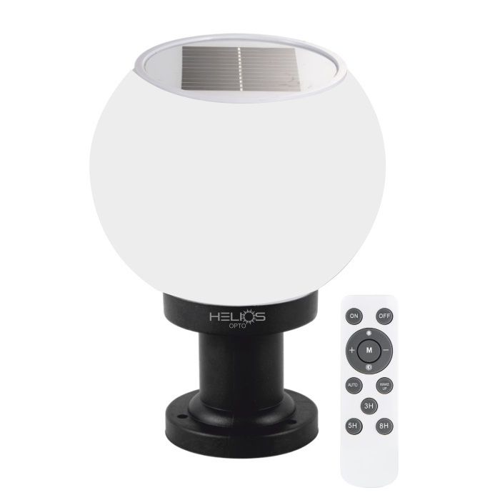 HELIOS HS 4007 20 Watt Solar Set Üstü Armatür - 3 Işık Renkli (Beyaz+Gün Işığı+Ilık Beyaz) - Kumandalı