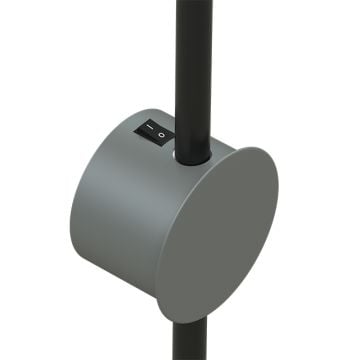 GOYA GY 4211 10 Watt Siyah-Antrasit Gövde LED Çubuk Aplik - Gün Işığı (3000K)