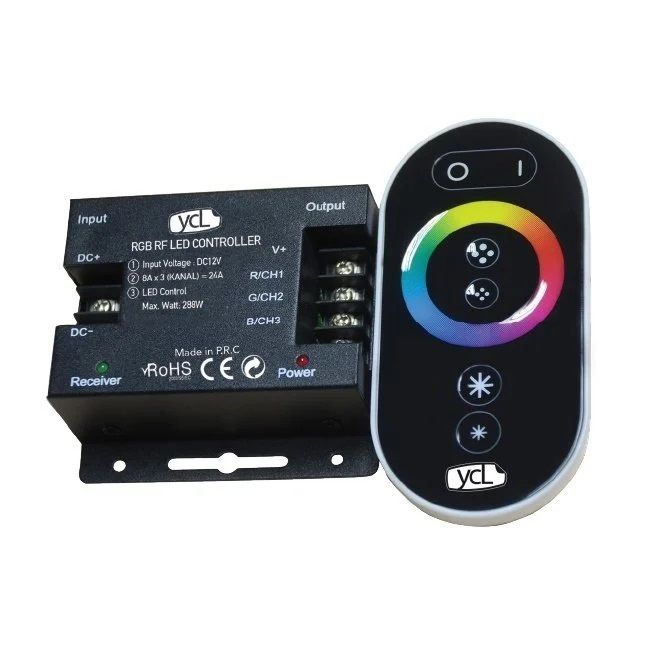 YCL PLR-240 24 Amper 288 Watt Dokunmatik RGB Kumandası