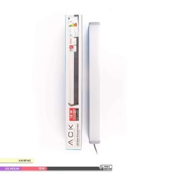 ACK AT03-00610 18 Watt 60 cm Nemliyer LED Etanj Armatür - Ilık Beyaz (4000K) - IP65 [OSRAM LED]
