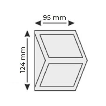 HELIOS HS 4010 15 Watt Solar Aplik - Beyaz Işık (6400K)