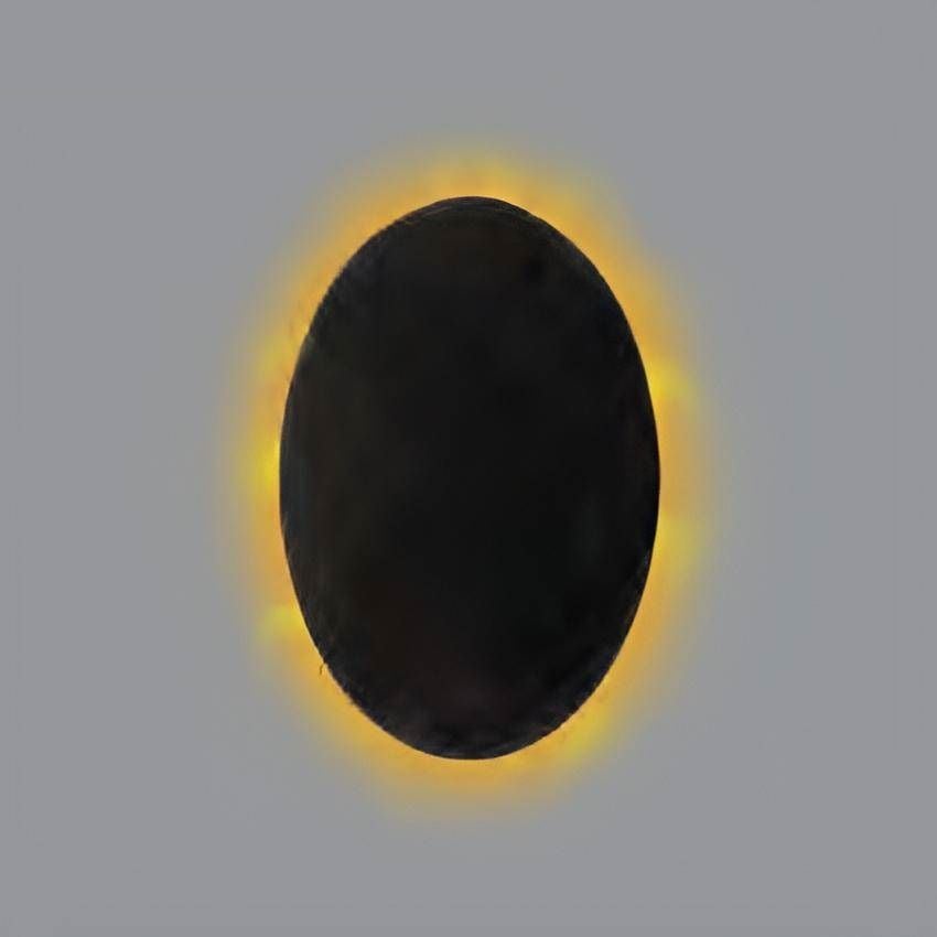 K2 GLOBAL KDA752 6 Watt Siyah Elips Dış Mekan LED Aplik - Gün Işığı (3000K) - ABS Plastik