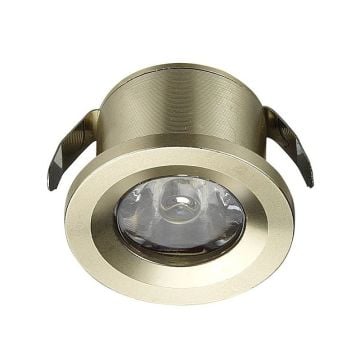 HOROZ 016-003-0001 1 Watt Mat Krom LED Yıldız Spot - Ilık Beyaz (4200K)