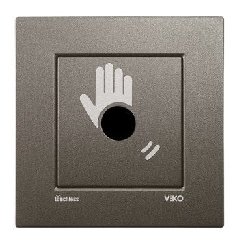 VİKO Touchless-ANT N/T Temazsız Anahtar [Antrasit]