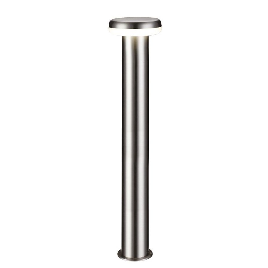 YCL YBH 1025 7 Watt 80 cm Saten Kasa LED Bollard Armatür - Beyaz Işık (6500K) - IP65 - Paslanmaz Çelik