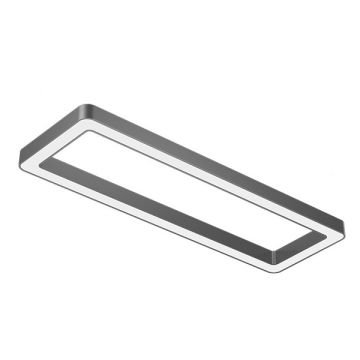 GOYA GY 8118-60x180 Siyah/Beyaz Kasa 112 Watt 60x180 cm Dikdörtgen Halka Sıva Üstü Lineer Armatür