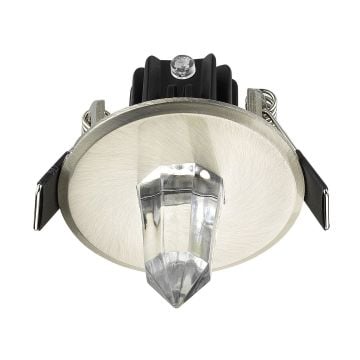 HOROZ 016-001-0001 1 Watt Mat Krom Elmas Mini LED Spot - Beyaz Işık (6400K)