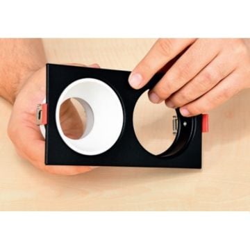 HOROZ 015-043-0002 10 Watt/18 Watt Sıva Altı Beyaz İkili LED Spot