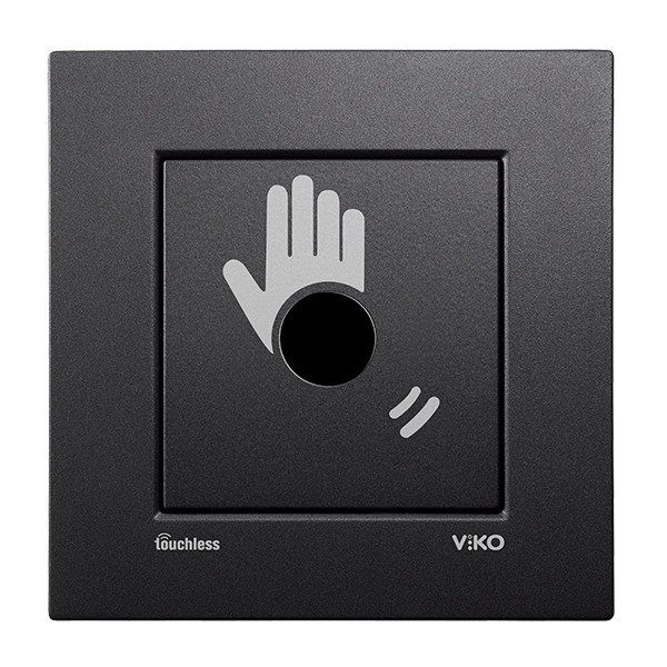 VİKO Touchless-SYH N/T Temazsız Anahtar [Siyah]