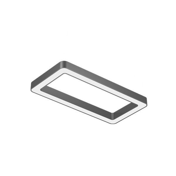 GOYA GY 8118-60x120 Siyah/Beyaz Kasa 74 Watt 60x120 cm Dikdörtgen Halka Sıva Üstü Lineer Armatür