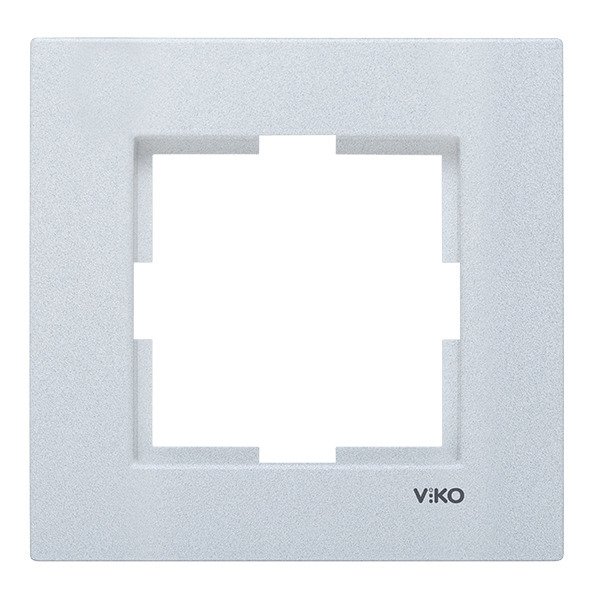 VİKO Novella 92190601 Tekli Çerçeve [Gümüş]
