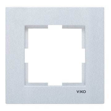 VİKO Novella 92190601 Tekli Çerçeve [Gümüş]