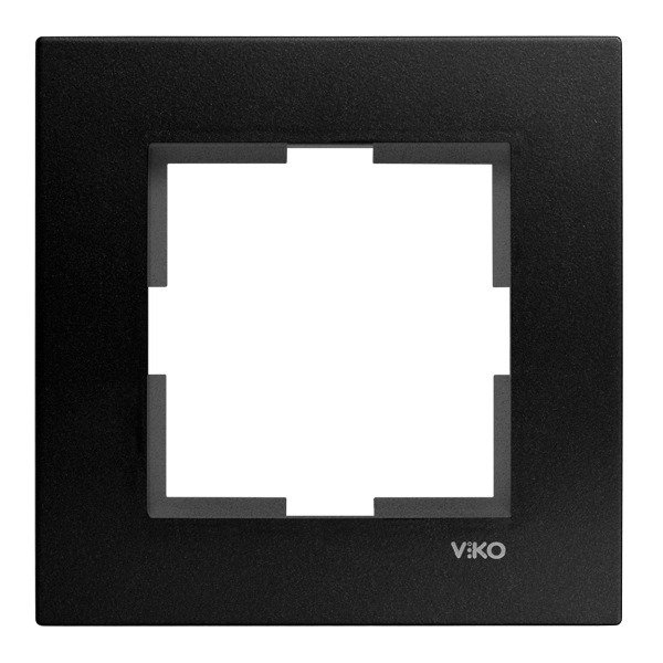 VİKO Novella 92190651 Tekli Çerçeve [Siyah]