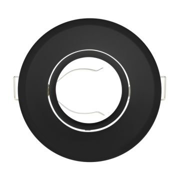 HOROZ 015-029-0001 Sıva Altı Siyah Yuvarlak Spot Kasası (Meta)