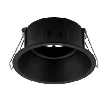 HOROZ 015-029-0001 Sıva Altı Siyah Yuvarlak Spot Kasası (Meta)