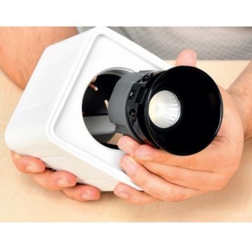 HOROZ 015-045-0001-B 5 Watt/9 Watt 10x10x10 cm Beyaz Sıva Üstü LED Spot