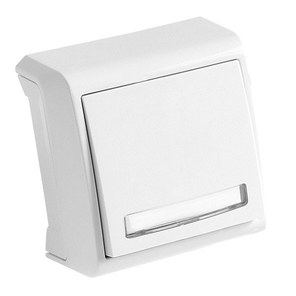 VİKO Vera 90681027 Işıklı Etiketli Zil Anahtarı [Beyaz]