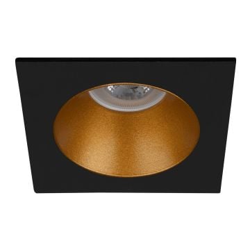 goldX ZE709-BG 12 Watt Sıva Altı Siyah-Gold Kare LED Spot (SAMSUNG LED & EAGLERISE Driver)