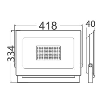 Braytron BT60-09632 200 Watt LED Projektör - Beyaz Işık (6500K)