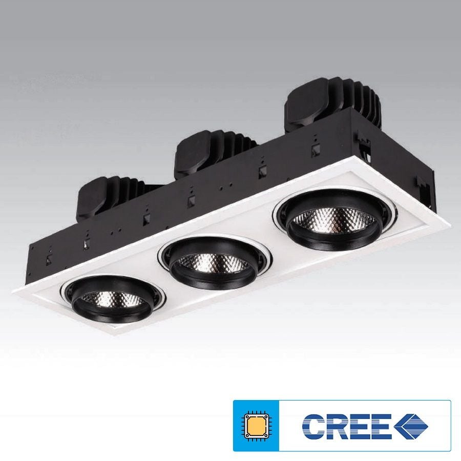 EGGE EGC-8342 3x42 Watt LED Mağaza Spotu (CREE LED) - Gün Işığı (3000K)