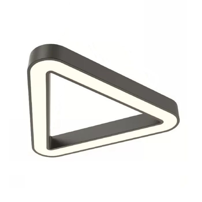 GOYA GY 8116-90 Siyah/Beyaz Kasa 73 Watt 84x84x90 cm Üçgen Halka Sıva Üstü Lineer Armatür