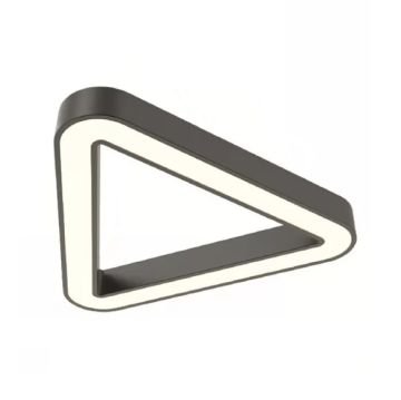 GOYA GY 8116-90 Siyah/Beyaz Kasa 73 Watt 84x84x90 cm Üçgen Halka Sıva Üstü Lineer Armatür