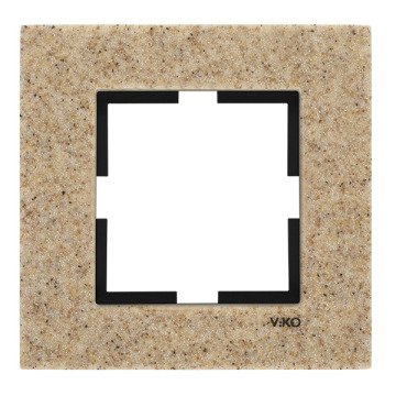 VİKO Novella 92192021 Tekli Çerçeve [Sandstone]