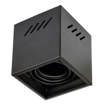 HOROZ 015-027-0050 9x9x10 cm Siyah Sıva Üstü Spot Kasası (Metal)