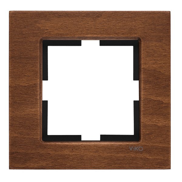 VİKO Novella 92192111 Tekli Çerçeve [Masif Ahşap Ceviz]