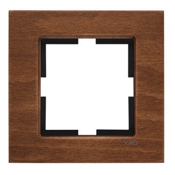 VİKO Novella 92192111 Tekli Çerçeve [Masif Ahşap Ceviz]
