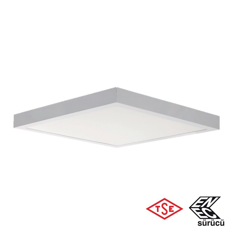 inoled 4474-01 40 Watt TSE Sertifikalı 60x60 Sıva Üstü LED Panel - Beyaz Işık (6500K)