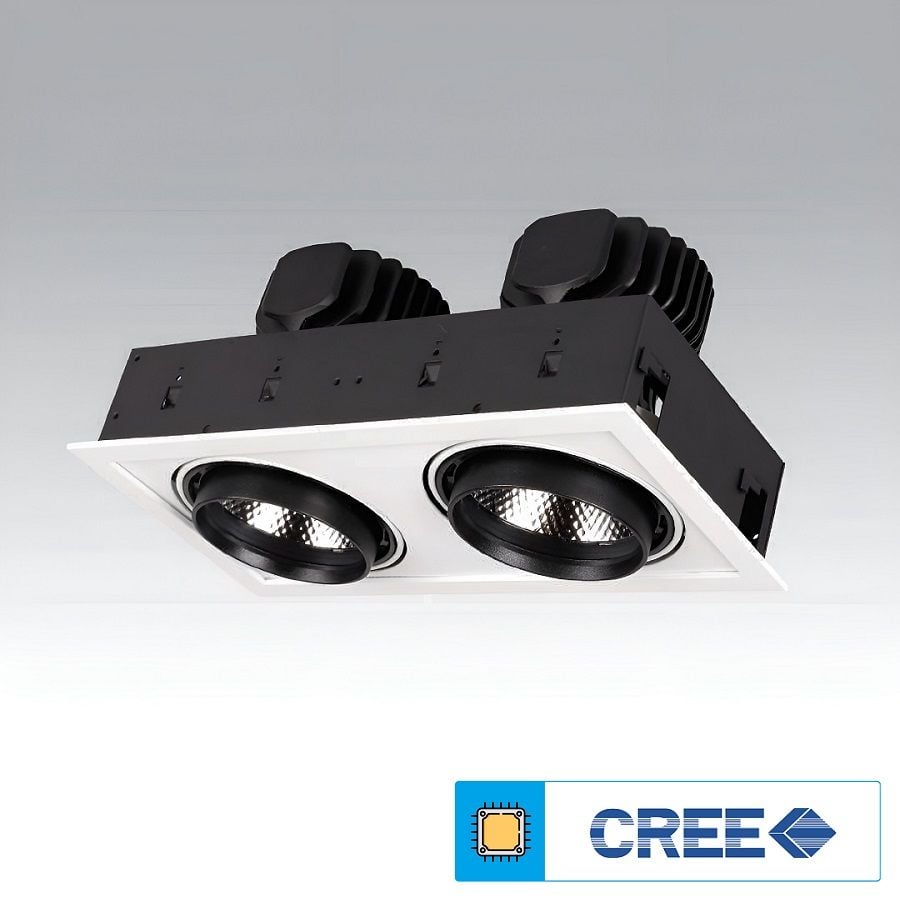 EGGE EGC-8230 2x30 Watt LED Mağaza Spotu (CREE LED) - Gün Işığı (3000K)