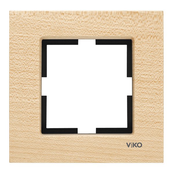 VİKO Novella 92192131 Tekli Çerçeve [Masif Ahşap Akçaağaç]