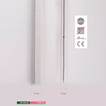 ACK AS03-00508 220 Volt 7.5 Watt/Metre Neon Hortum Led - Amber [50 Metre]