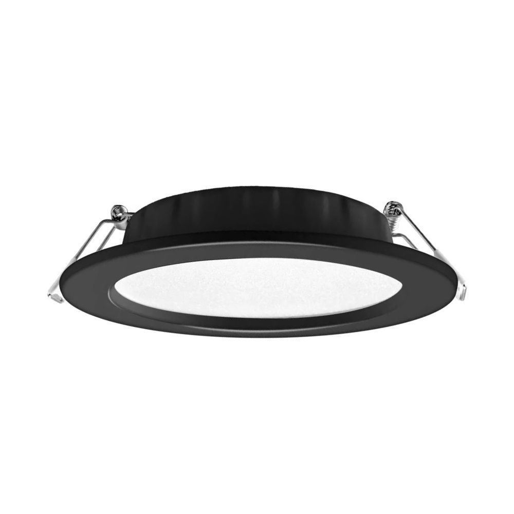 HOROZ 016-068-0012 12 Watt Siyah Sıva Altı Yuvarlak Backlight LED Panel (ABS Plastik)
