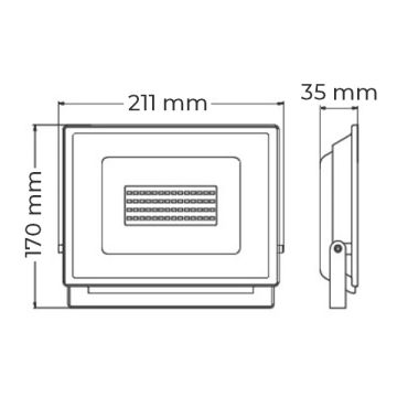 Braytron BT60-05002 50 Watt LED Projektör - Gün Işığı (3000K)