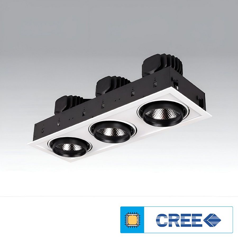 EGGE EGC-8315-2 3x15 Watt LED Mağaza Spotu (CREE LED) - Gün Işığı (3000K)