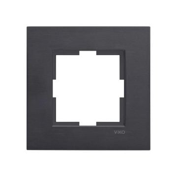 VİKO Novella 92192311 Eloksal Tekli Çerçeve [Siyah]