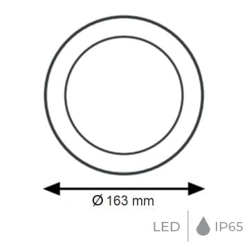 K2 GLOBAL KDL640 20 Watt Beyaz Dış Mekan LED Glop Armatür (IP65)