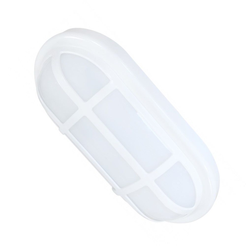 K2 GLOBAL KDL642 12 Watt Beyaz Kafesli Elips Dış Mekan LED Glop Armatür (IP65)