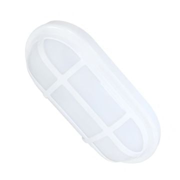 K2 GLOBAL KDL642 12 Watt Beyaz Kafesli Elips Dış Mekan LED Glop Armatür (IP65)