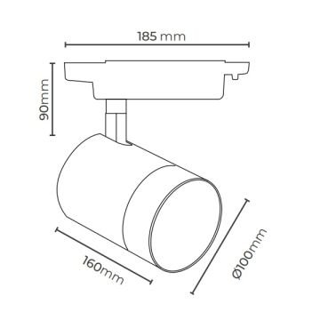 MOLLED MOL2048 26 Watt Beyaz Kasa LED Ray Spot (SAMSUNG/OSRAM LED & EAGLERISE/PHILIPS/LIFUD Driver)