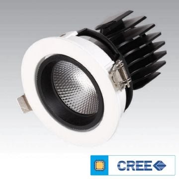 EGGE EGG-6642 Siyah/Beyaz Kasa 2x42 Watt İkili LED Mağaza Spotu (CREE LED) - Gün Işığı (3000K)