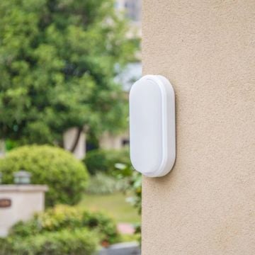 K2 GLOBAL KDL641 12 Watt Beyaz Elips Dış Mekan LED Glop Armatür (IP65)