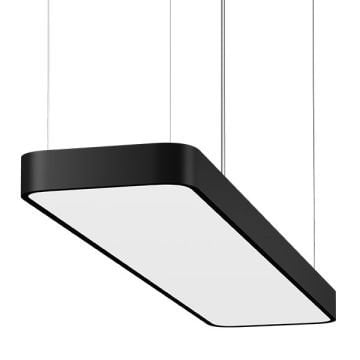 GOYA GY 8111-180 Siyah/Beyaz Kasa 148 Watt 30x180 cm Oval Lineer Sarkıt Avize