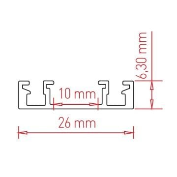 ACK AD45-91003 3 Metre Sıva Üstü Magnet Ray