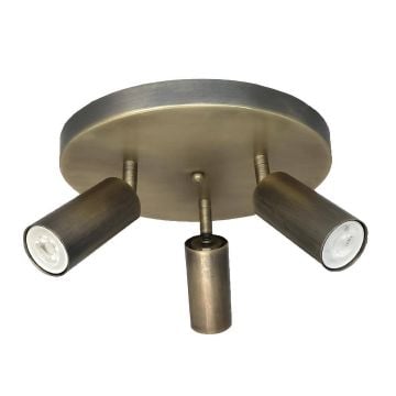 Crealight MOL065 Eskitme Sıva Üstü Hareketli Üçlü Spot (GU10 Duylu)