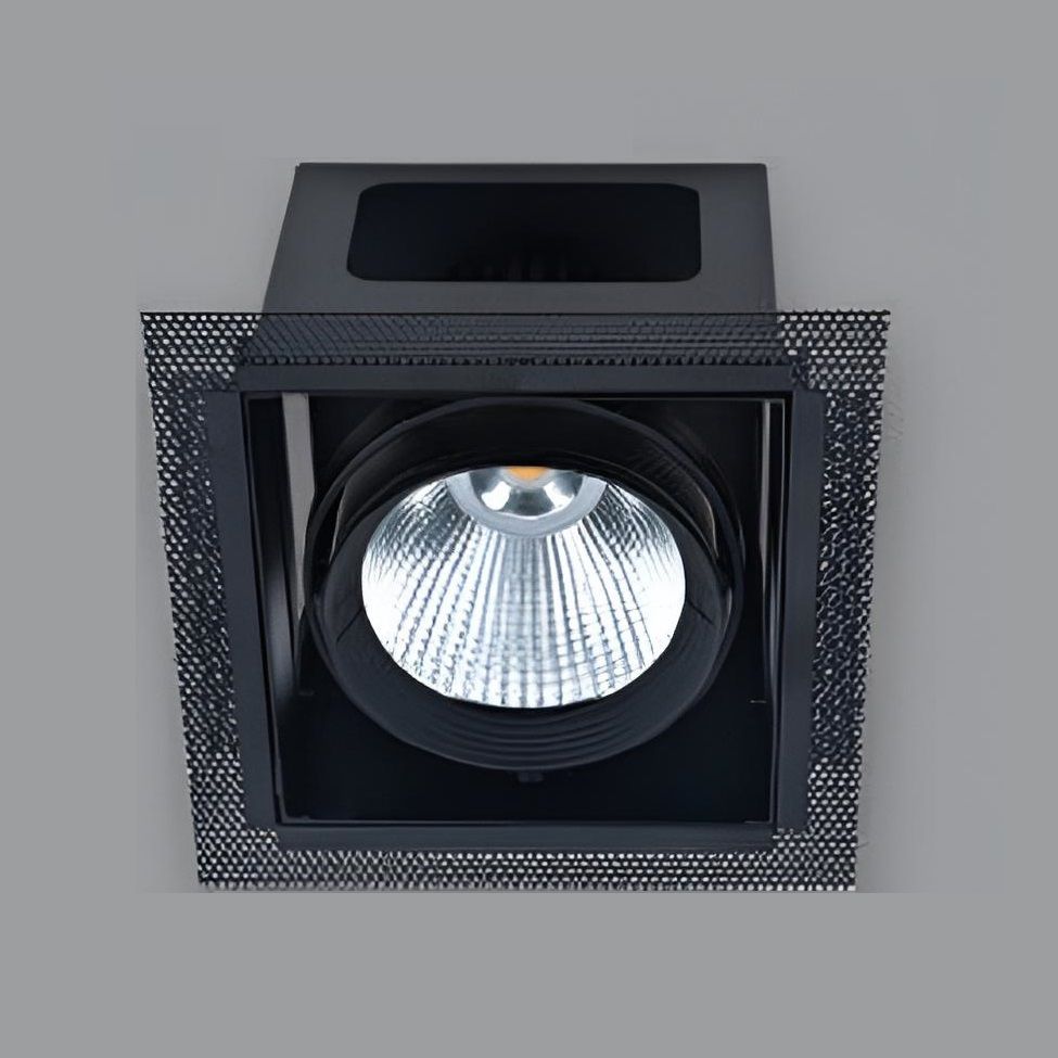 EGGE EG-5430 Siyah Kasa Kare 30 Watt LED Mağaza Spotu