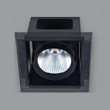 EGGE EG-5430 Siyah Kasa Kare 30 Watt LED Mağaza Spotu