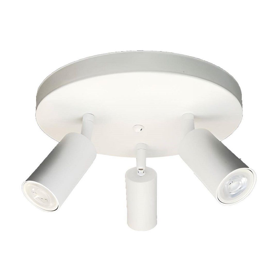 Crealight MOL071 Beyaz Sıva Üstü Hareketli Üçlü Spot (GU10 Duylu)